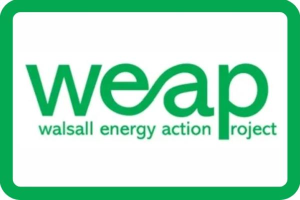 Green Walsall Energy Action Project logo on a white background