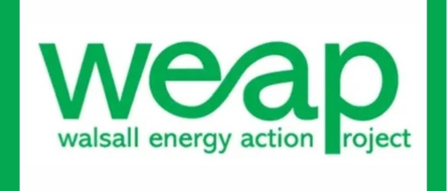 Green Walsall Energy Action Project logo on a white background